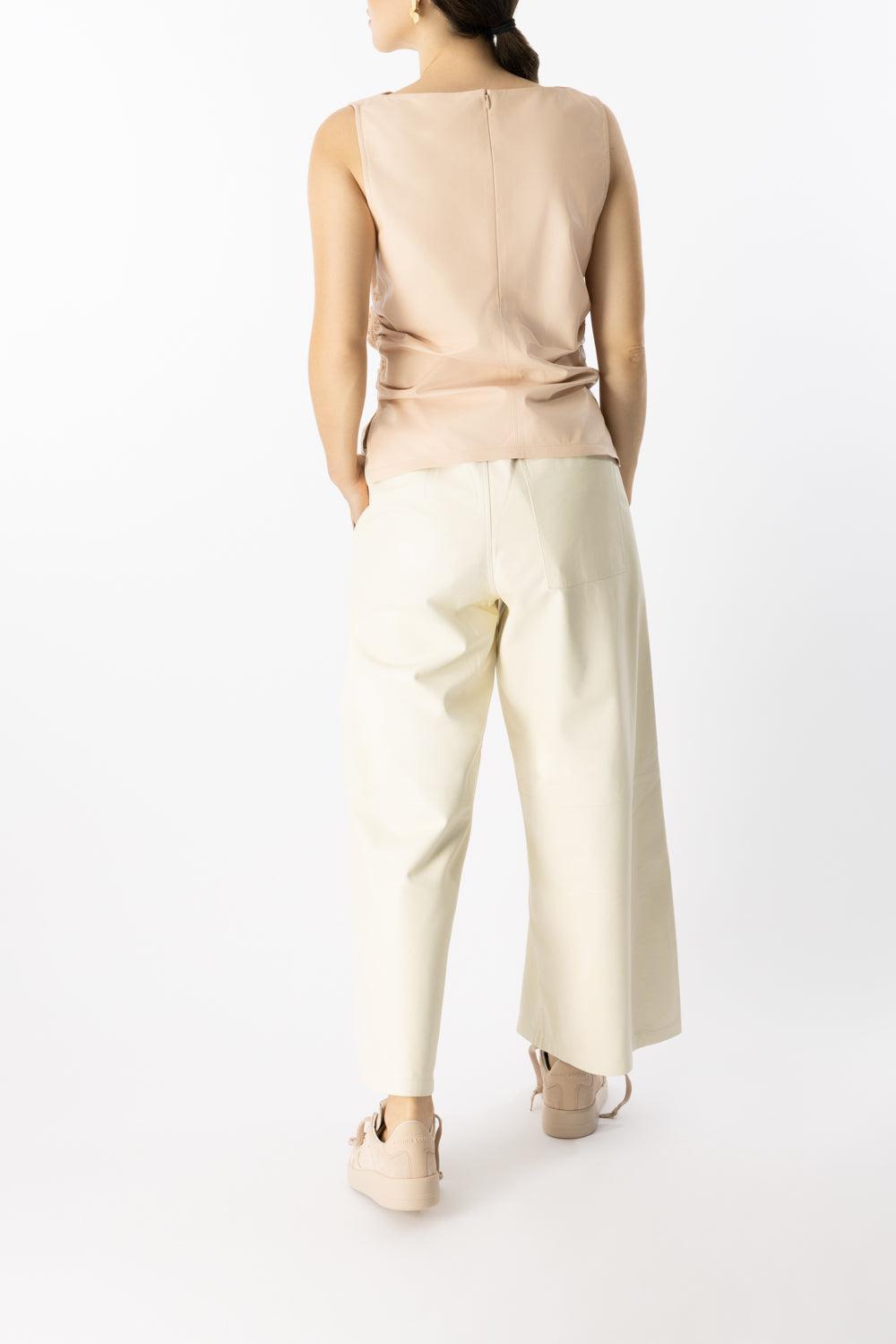 Elizabeth Pant-ECRU-32-CLOTHINGPANTWIDE LEG-ARMA