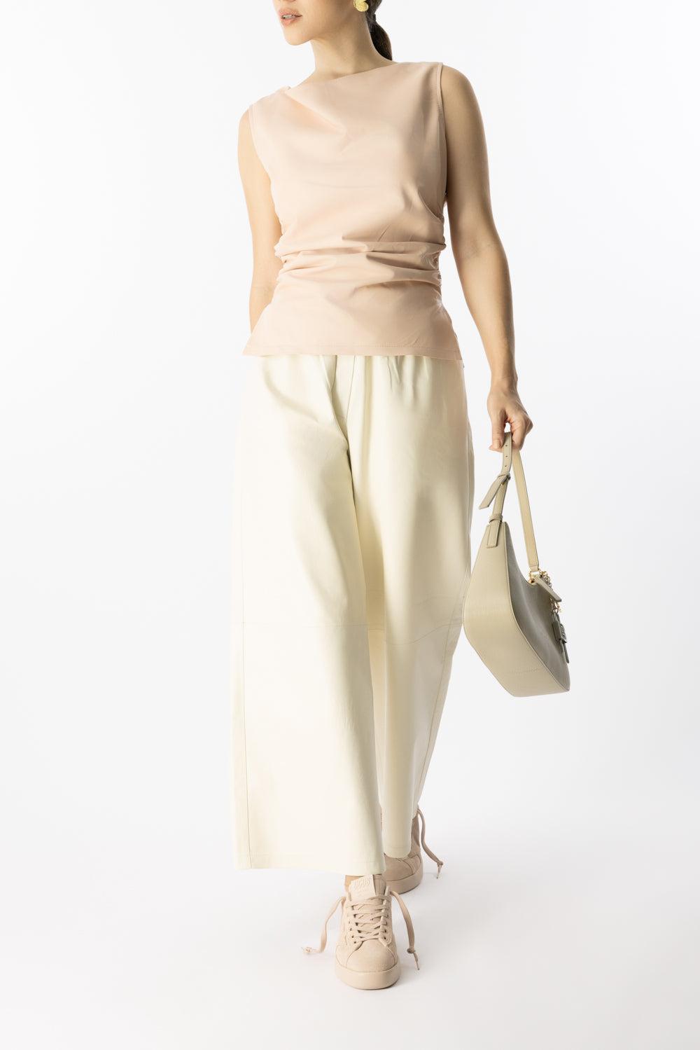 Elizabeth Pant-ECRU-32-CLOTHINGPANTWIDE LEG-ARMA