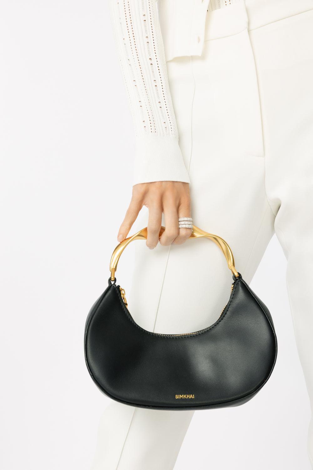 Nixi Hobo Bag - Black-BLACK-O/S-HANDBAGTOP HANDLE-SIMKHAI