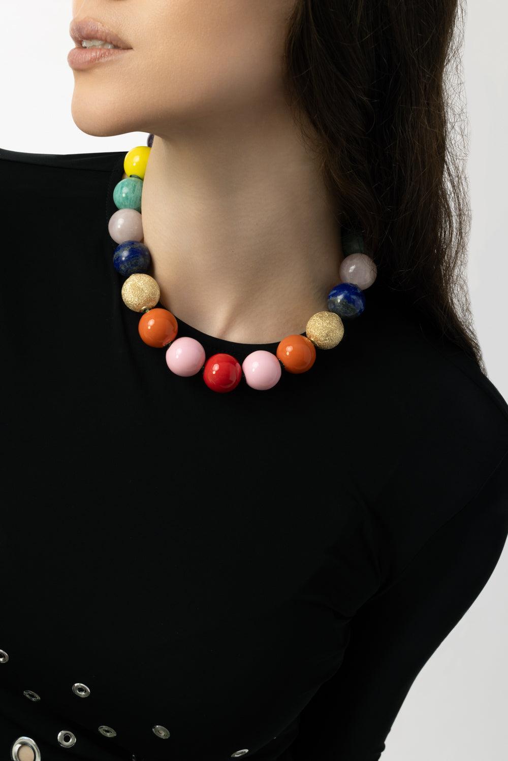 Noho Downtown Necklace-YELLOW GOLD-JEWELRYFINE JEWELNECKLACE O-CAROLINA BUCCI