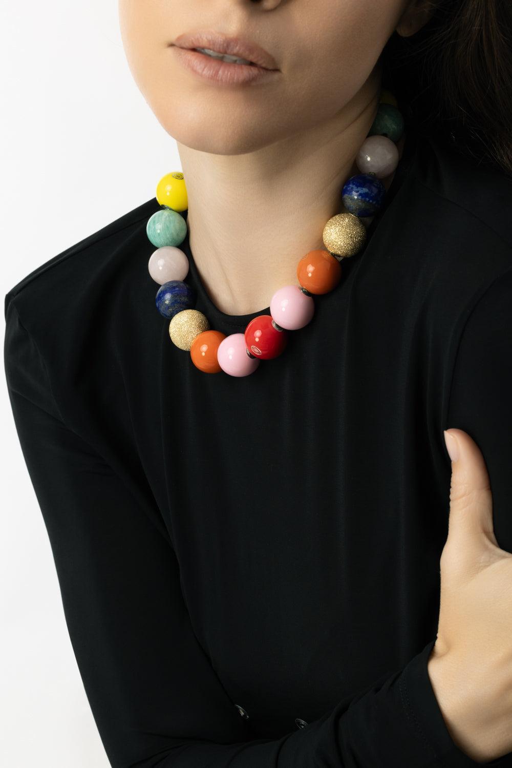 Noho Downtown Necklace-YELLOW GOLD-JEWELRYFINE JEWELNECKLACE O-CAROLINA BUCCI