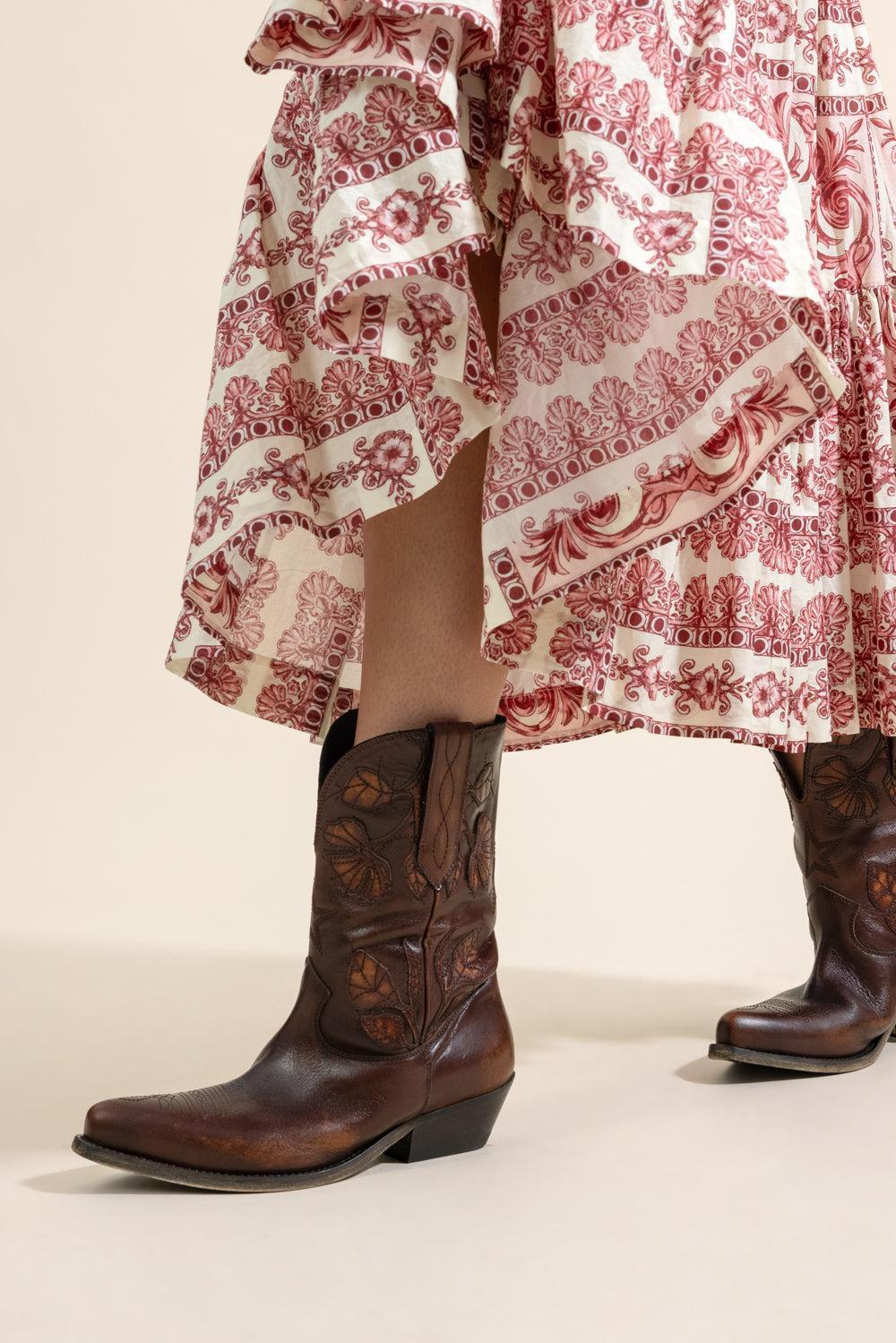 Wish Star Low Boot - Dark Brown-BROWN-37-SHOEBOOT-GOLDEN GOOSE