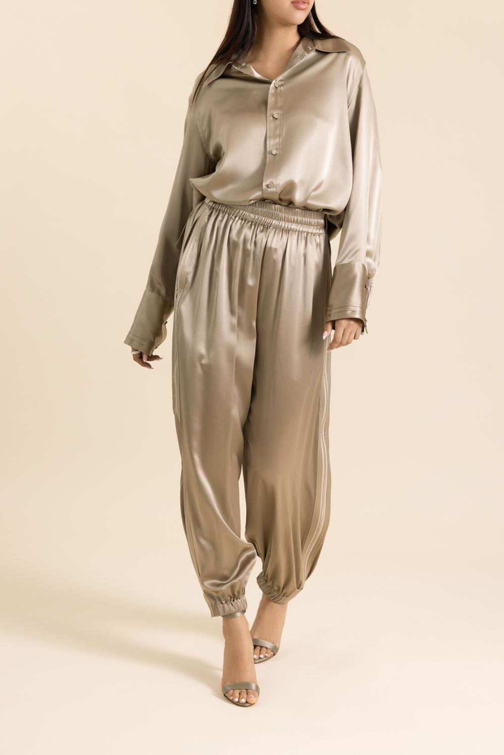 Articulated Vented Pant-BROWN-XS-CLOTHINGPANTCASUAL-CO COLLECTION