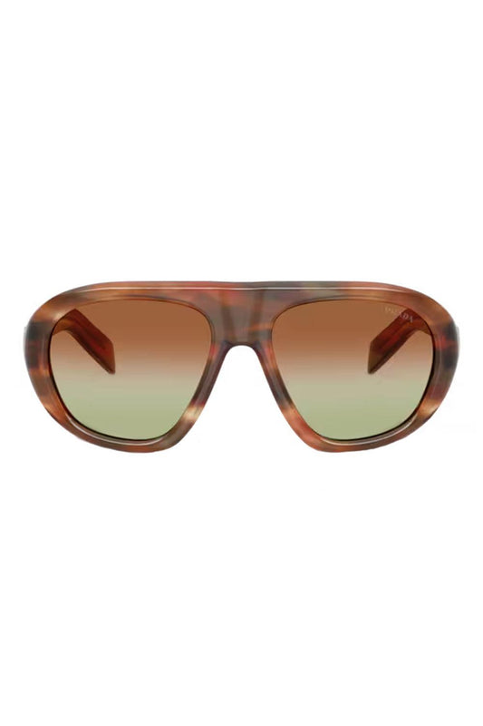 Round Frame Gradient Sungllasses-STRIPE-ACCESSORIESUNGLASSES-PRADA