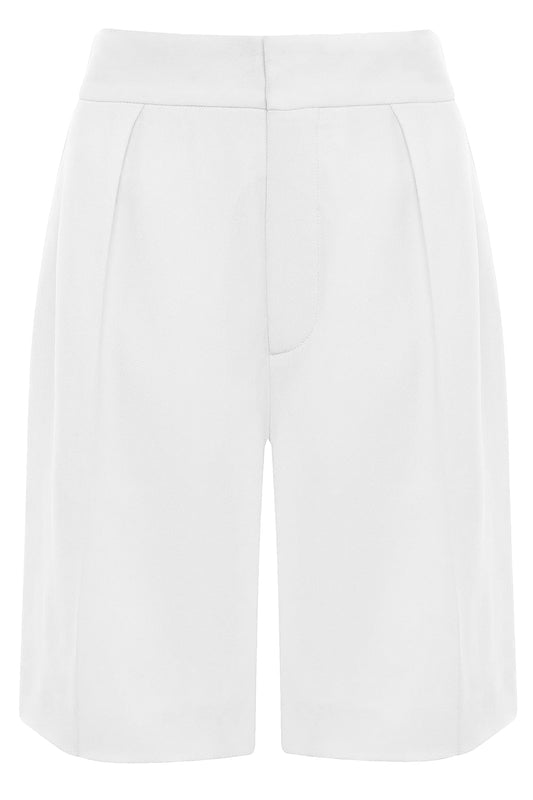 Tailored Shorts-CREAM-2-CLOTHINGPANTSHORT-VICTORIA BECKHAM