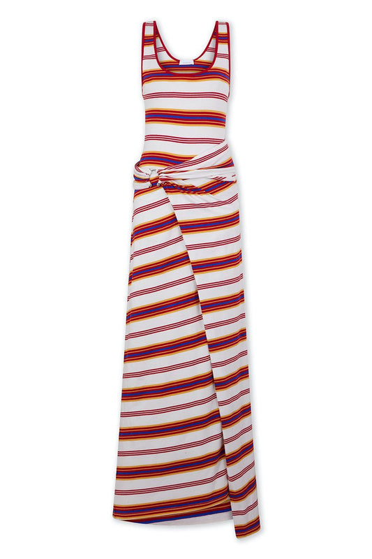 Stripe Robe Dress-STPCRORG-34-CLOTHINGDRESSCASUAL-RABANNE