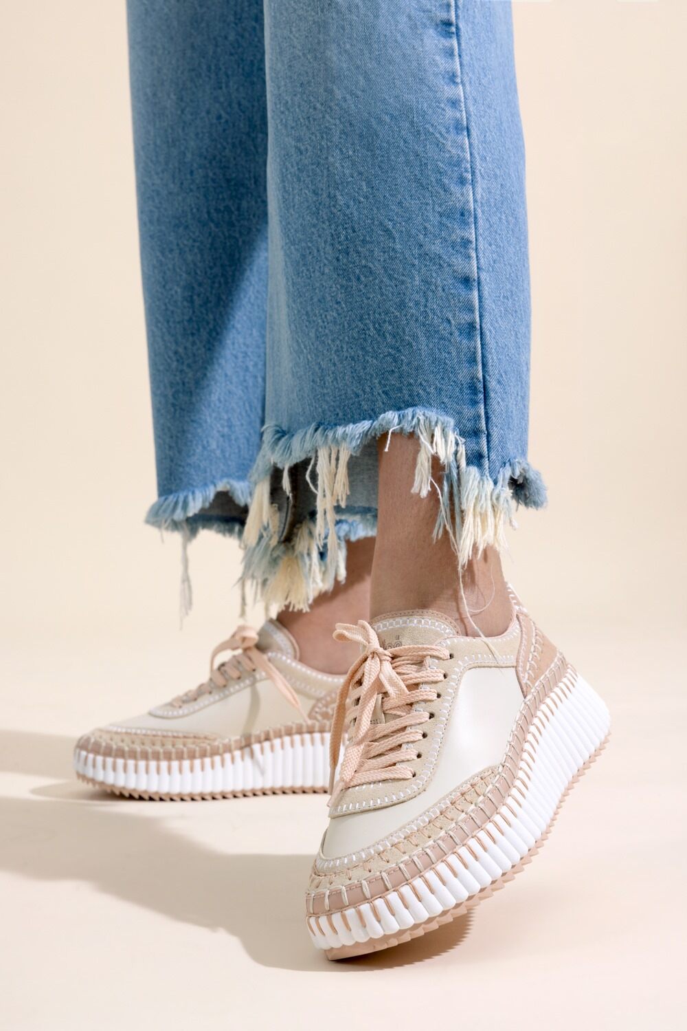 Nama Sneaker - Blushy Grey-GREY-36-SHOESNEAKER-CHLOÉ