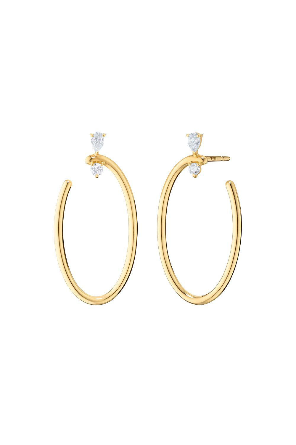 Diamond Large Galaxy Hoop Earrings-YELLOW GOLD-JEWELRYFINE JEWELEARRING-MONICA RICH KOSANN