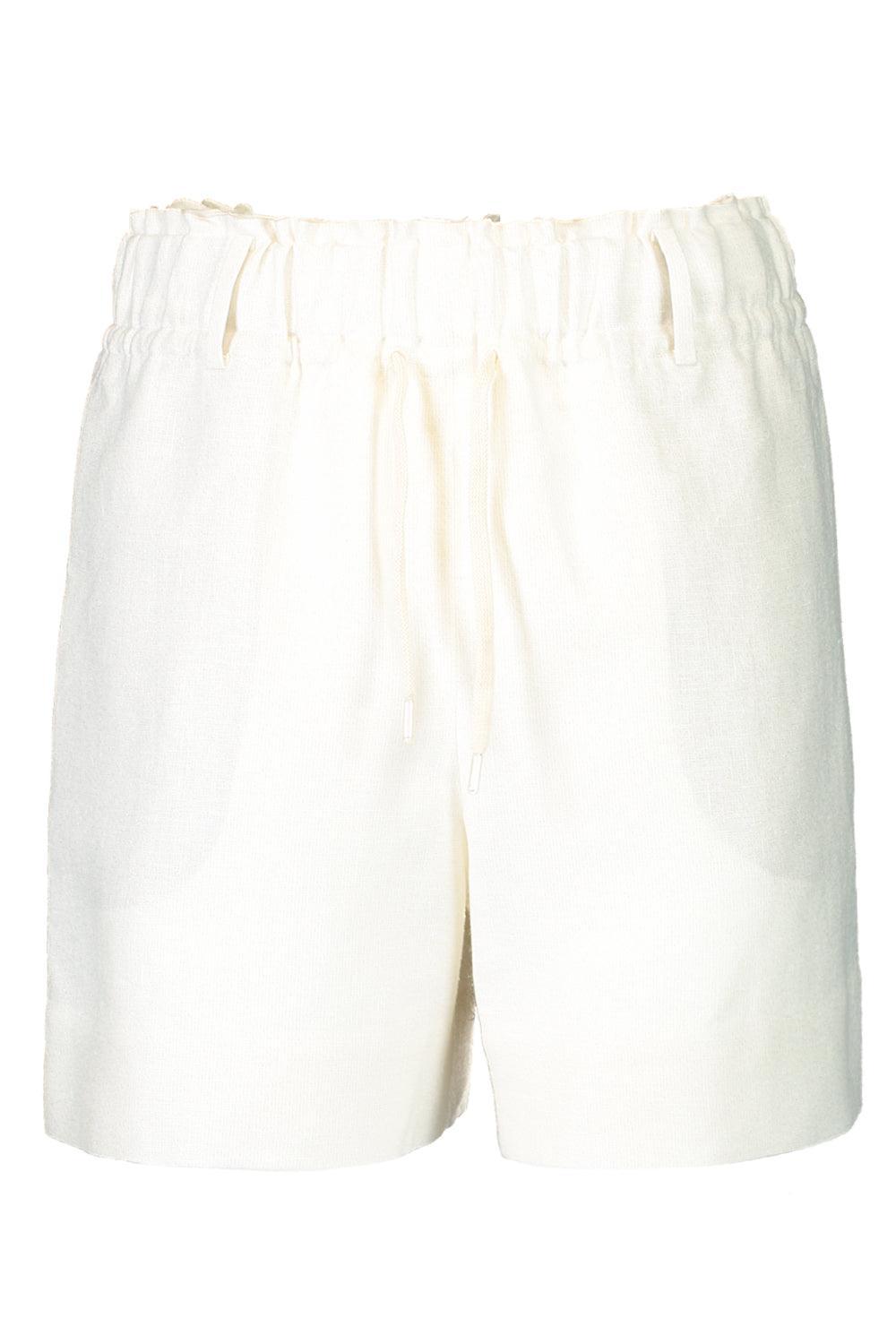 Drawstring Bermuda Short - Cream