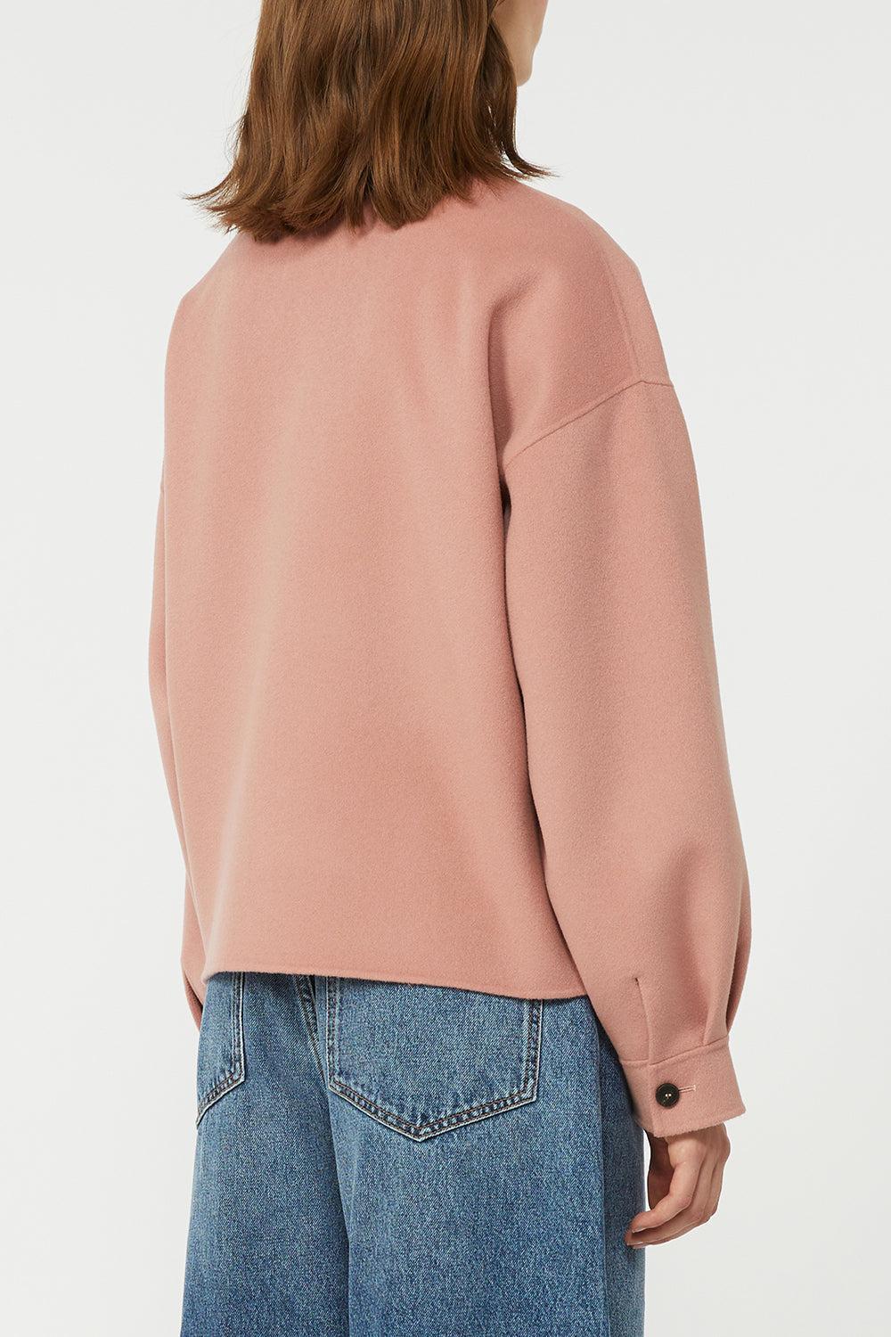 Trucker Jacket-ANTIQUE ROSE-2-CLOTHINGJACKETCASUAL-MAX MARA