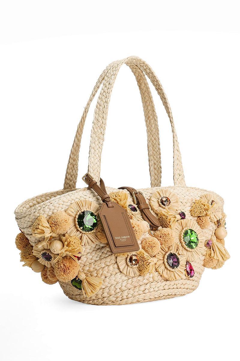 Novelty Bag With Gems-NTRLCARA-HANDBAGTOP HANDLE-DOLCE & GABBANA