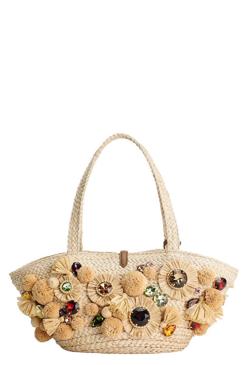 Novelty Bag With Gems-NTRLCARA-HANDBAGTOP HANDLE-DOLCE & GABBANA