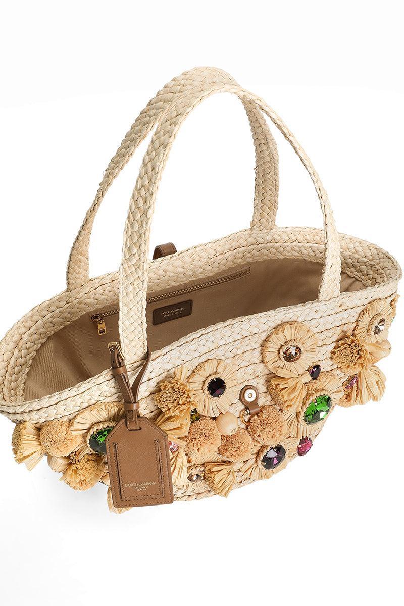 Novelty Bag With Gems-NTRLCARA-HANDBAGTOP HANDLE-DOLCE & GABBANA