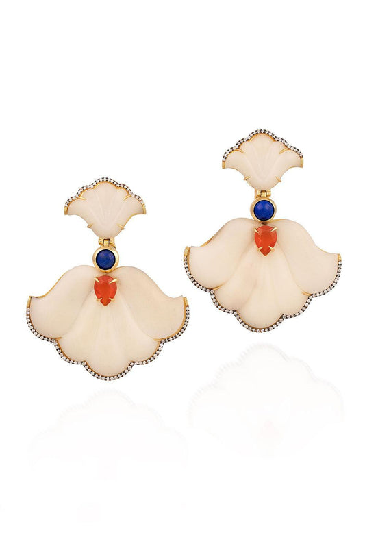 Lapis Opal Jarina Dervish Earrings-YELLOW GOLD-JEWELRYFINE JEWELEARRING-SILVIA FURMANOVICH