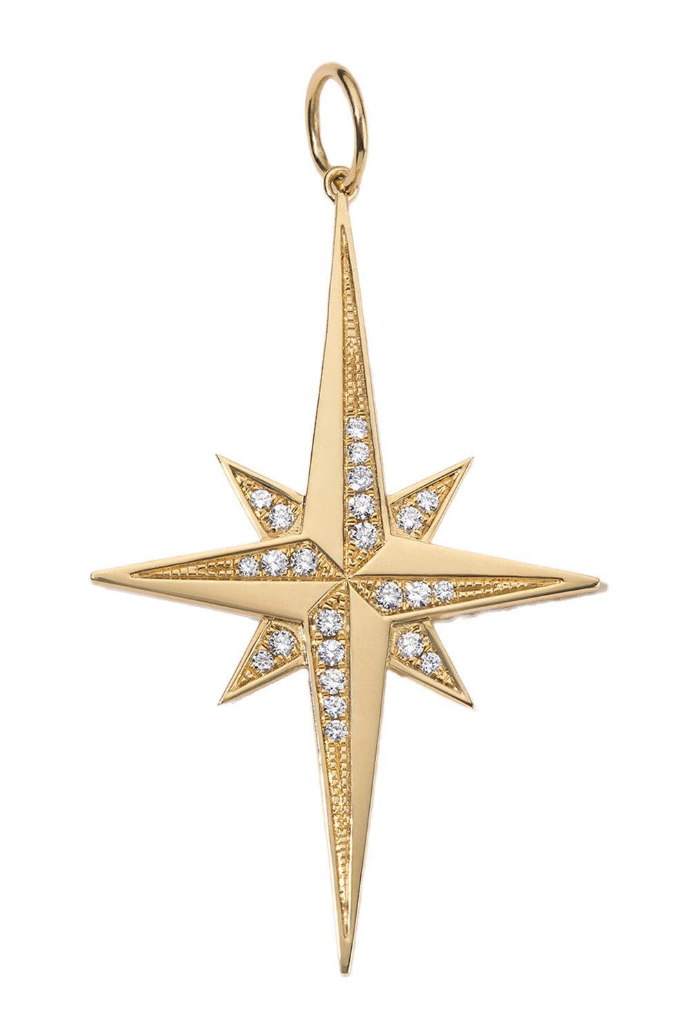 Diamond Deluxe Stellar Charm-YELLOW GOLD-JEWELRYFINE JEWELPENDANT-DEVON WOODHILL