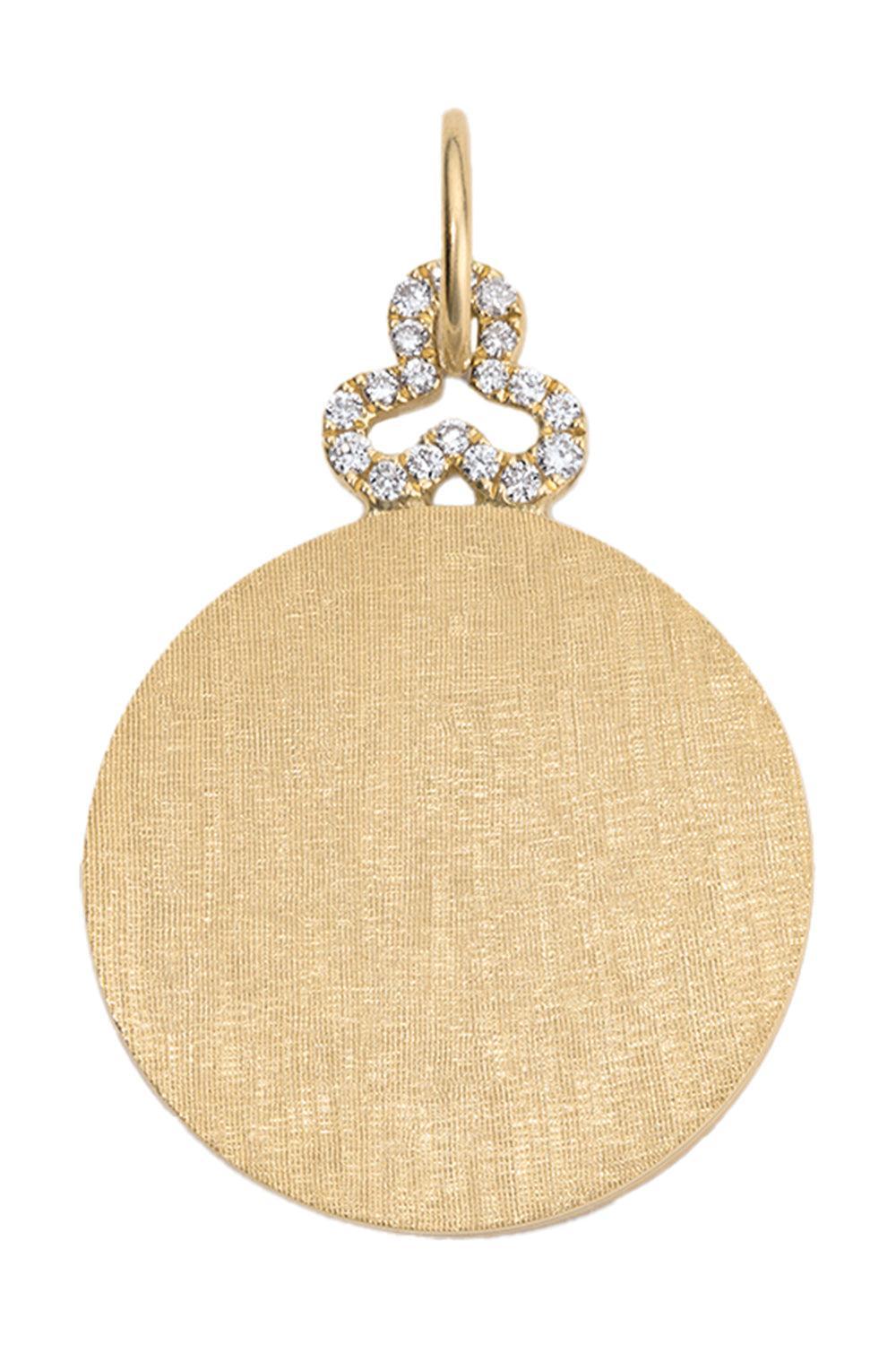 Classic Aurelia Disc Charm-YELLOW GOLD-JEWELRYFINE JEWELPENDANT-DEVON WOODHILL