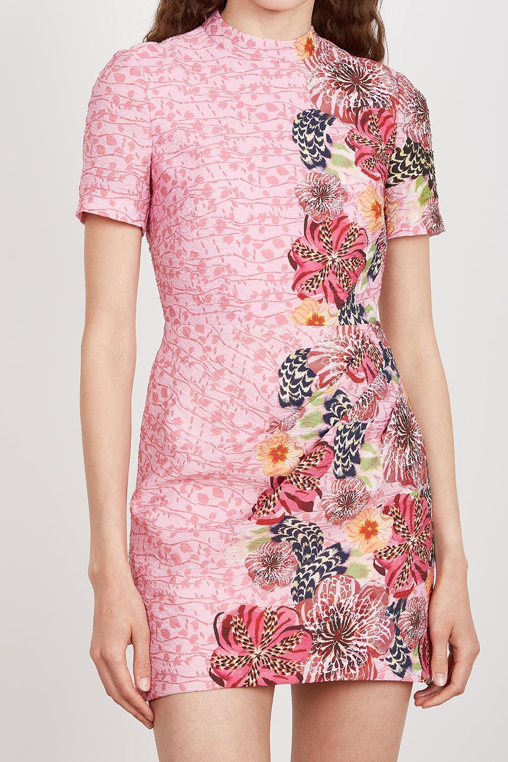 Draped Mini Dress-BMBBLOOM-0-CLOTHINGDRESSCASUAL-SALONI