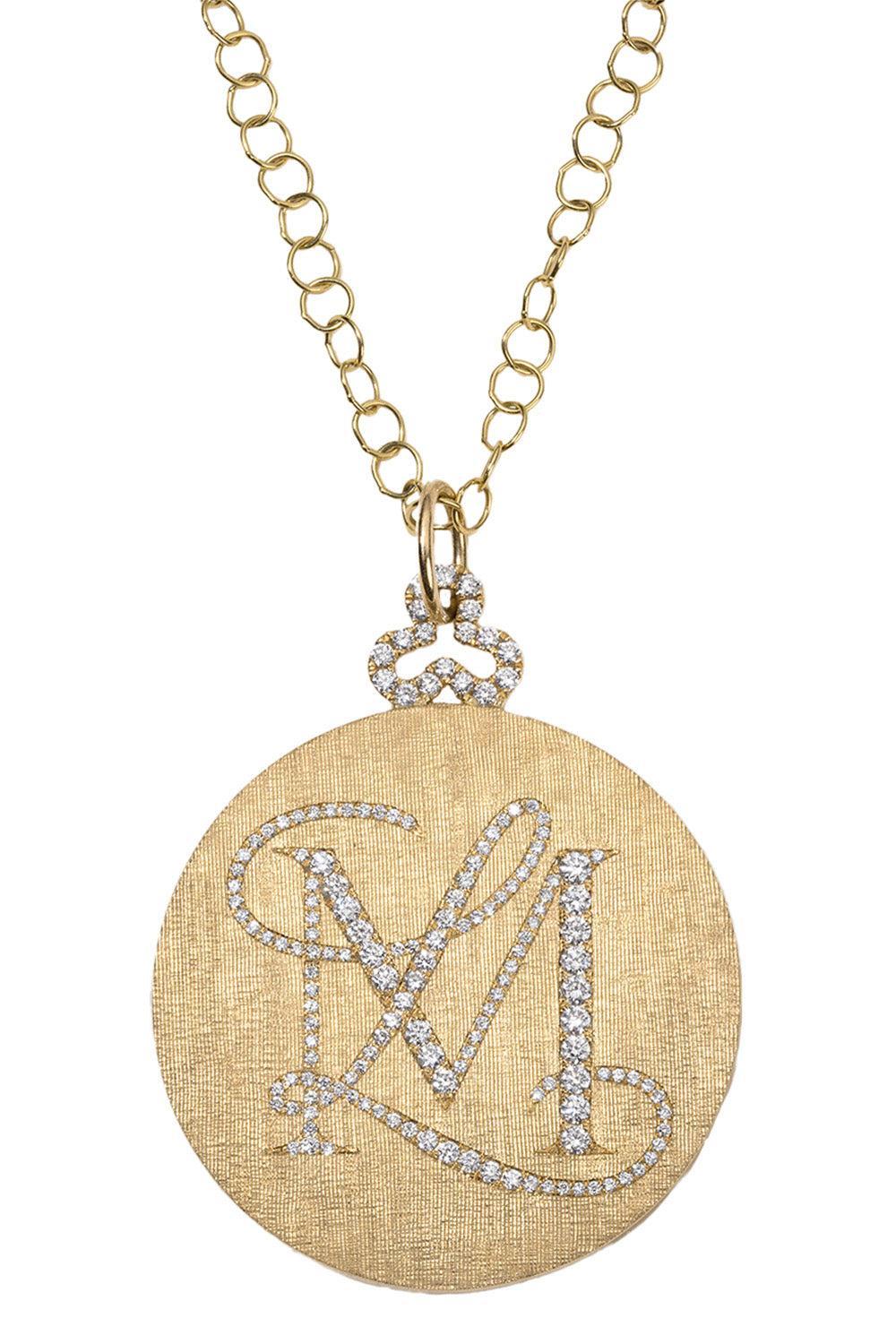 Diamond Deluxe Trefoil Locket-YELLOW GOLD-JEWELRYFINE JEWELPENDANT-DEVON WOODHILL