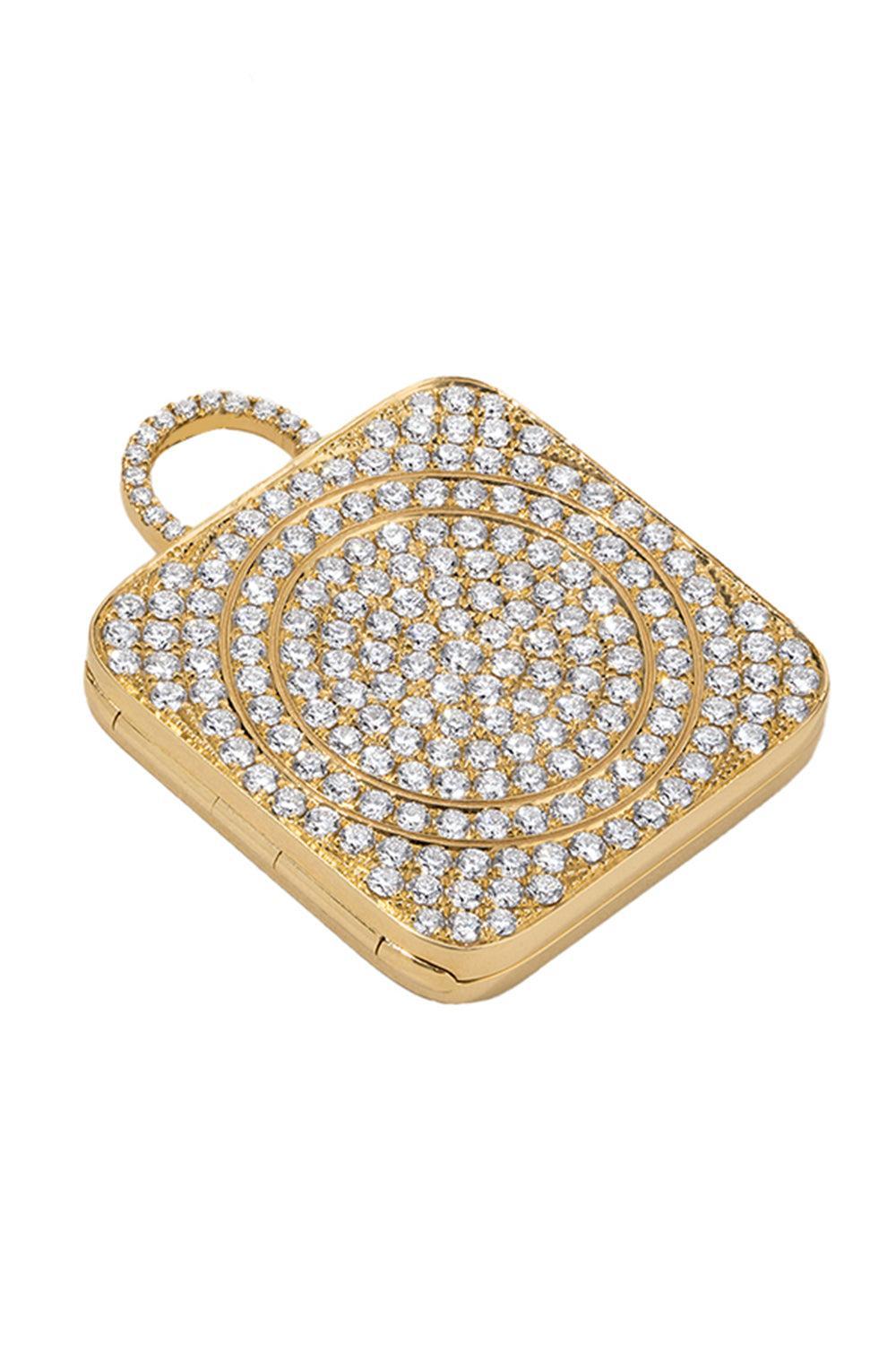 Diamond Bright Light Voyage Pendant-YELLOW GOLD-JEWELRYFINE JEWELPENDANT-DEVON WOODHILL