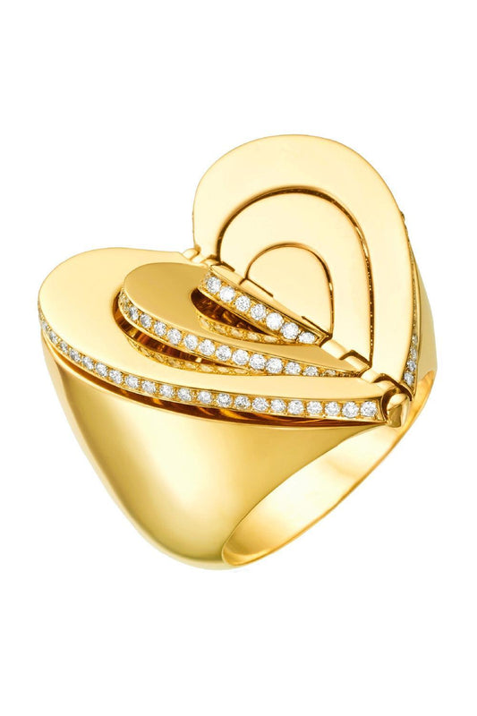 Diamond Endless Cocktail Ring-YELLOW GOLD-8-JEWELRYFINE JEWELRING-CADAR