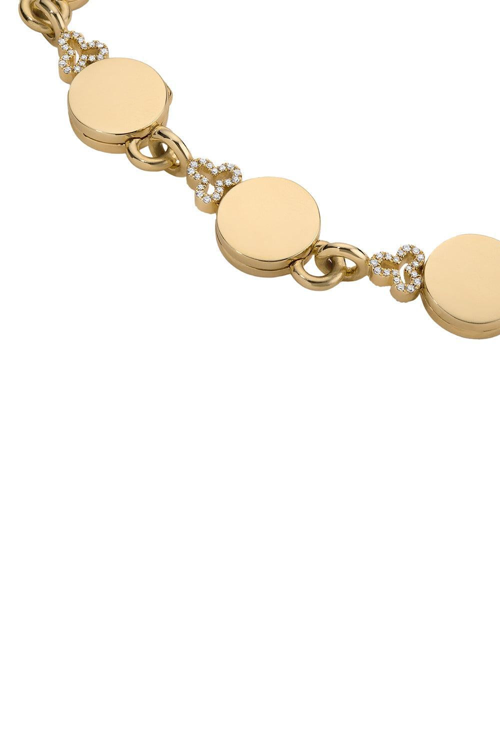 Locket Line Bracelet-YELLOW GOLD-JEWELRYFINE JEWELBRACELET O-DEVON WOODHILL