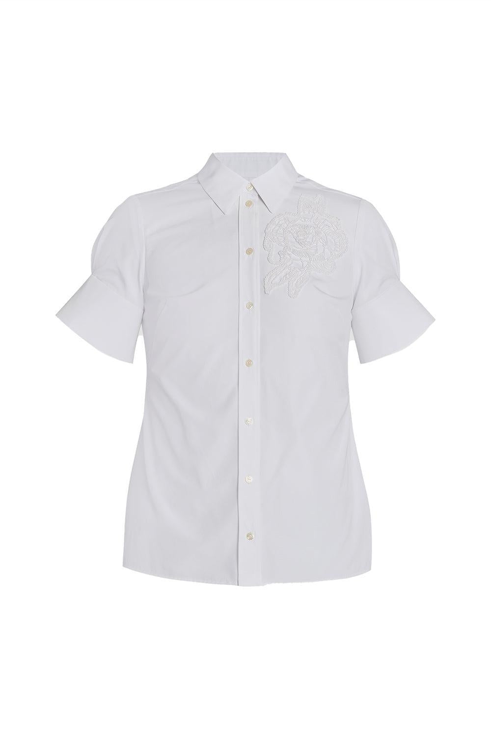 Embroidered Short Sleeve Shirt