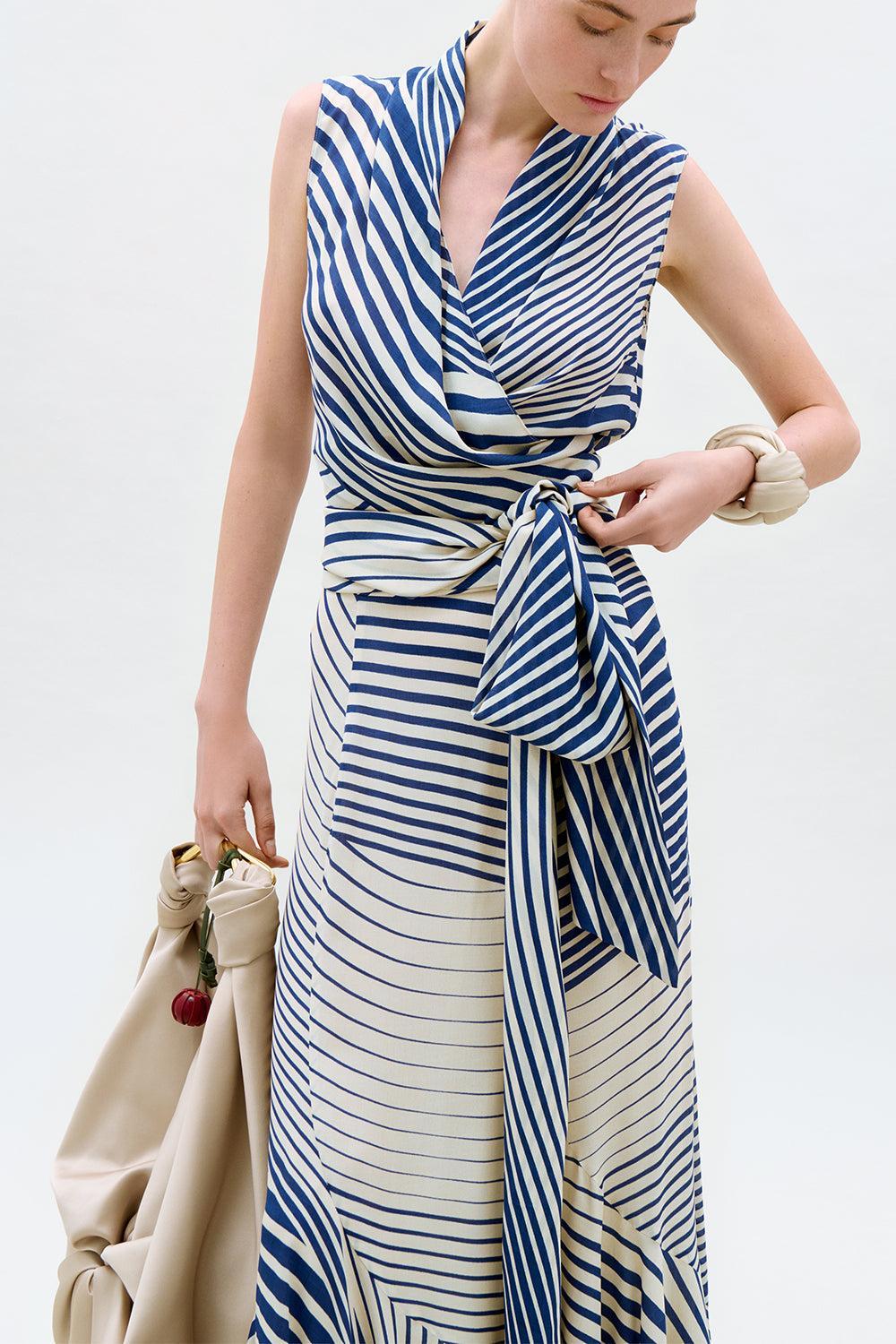 Joaquina Blouse-STRIPE-XS-CLOTHINGTOPBLOUSE-SILVIA TCHERASSI