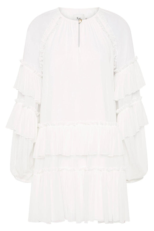 Mina Mini Dress-IVORY-0-CLOTHINGDRESSCASUAL-AJE