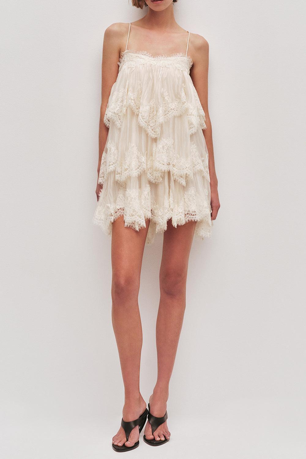 Ophelia Mini Dress-YELLOW-0-CLOTHINGDRESSCASUAL-AJE