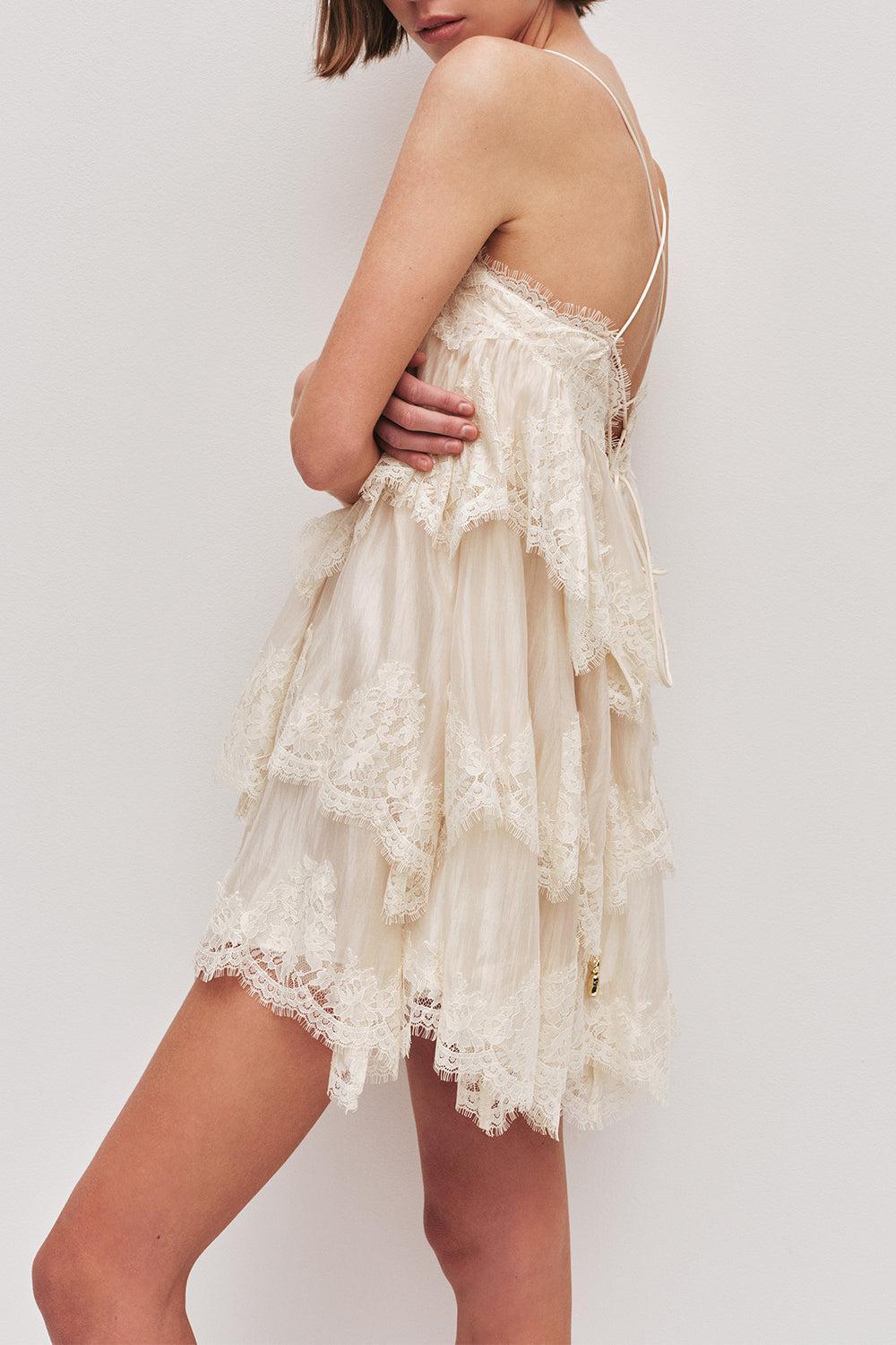 Ophelia Mini Dress-YELLOW-0-CLOTHINGDRESSCASUAL-AJE