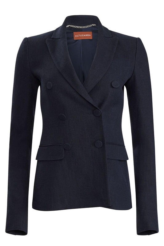 Indiana Jacket - Navy-BLUE-36-CLOTHINGJACKETBLAZERS-ALTUZARRA