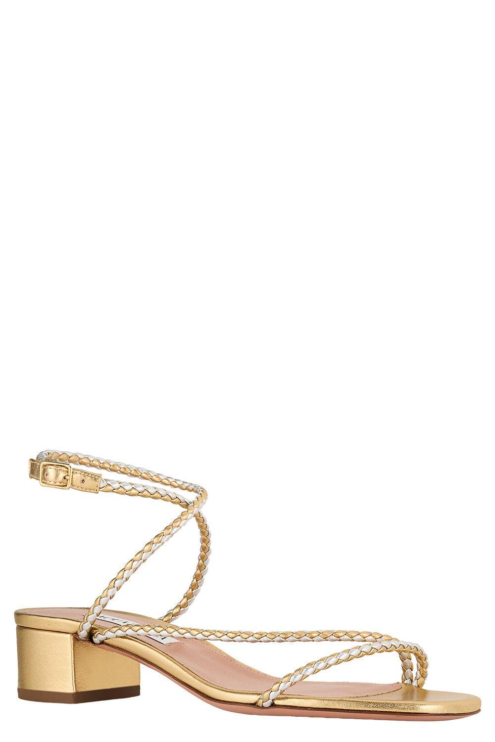 Luca Sandal 35-GOLD-36-SHOESANDAL-AQUAZZURA
