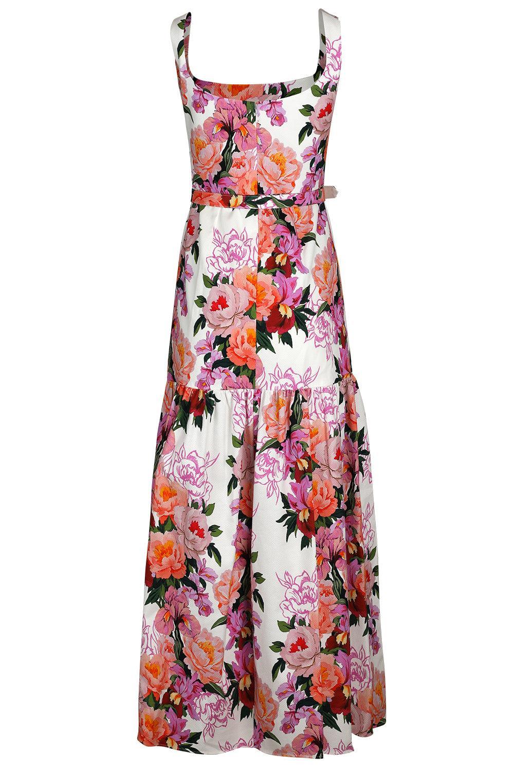 Biba Dress - Peony Drip-FLORAL-2-CLOTHINGDRESSCASUAL-BORGO DE NOR