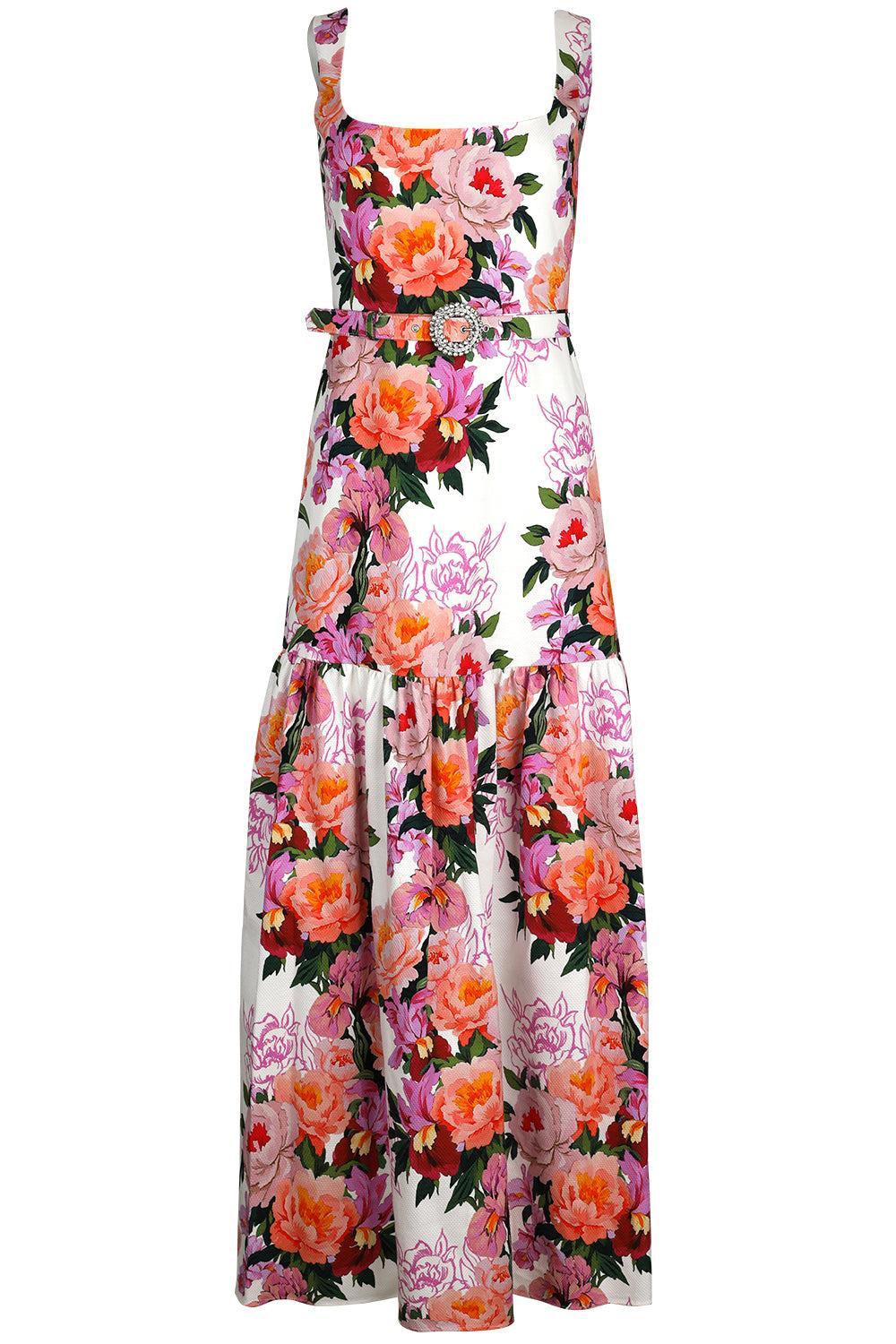 Biba Dress - Peony Drip-FLORAL-2-CLOTHINGDRESSCASUAL-BORGO DE NOR