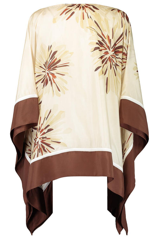 Bloom Print Poncho Top