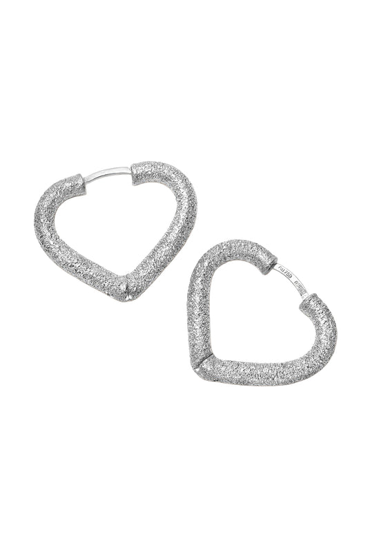 Cuore Huggie Earrings-ROSE GOLD-JEWELRYFINE JEWELEARRING-CAROLINA BUCCI