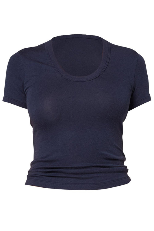 Maude Tee - Navy-BLUE-XS-CLOTHINGTOPT-SHIRT-CITIZENS of HUMANITY