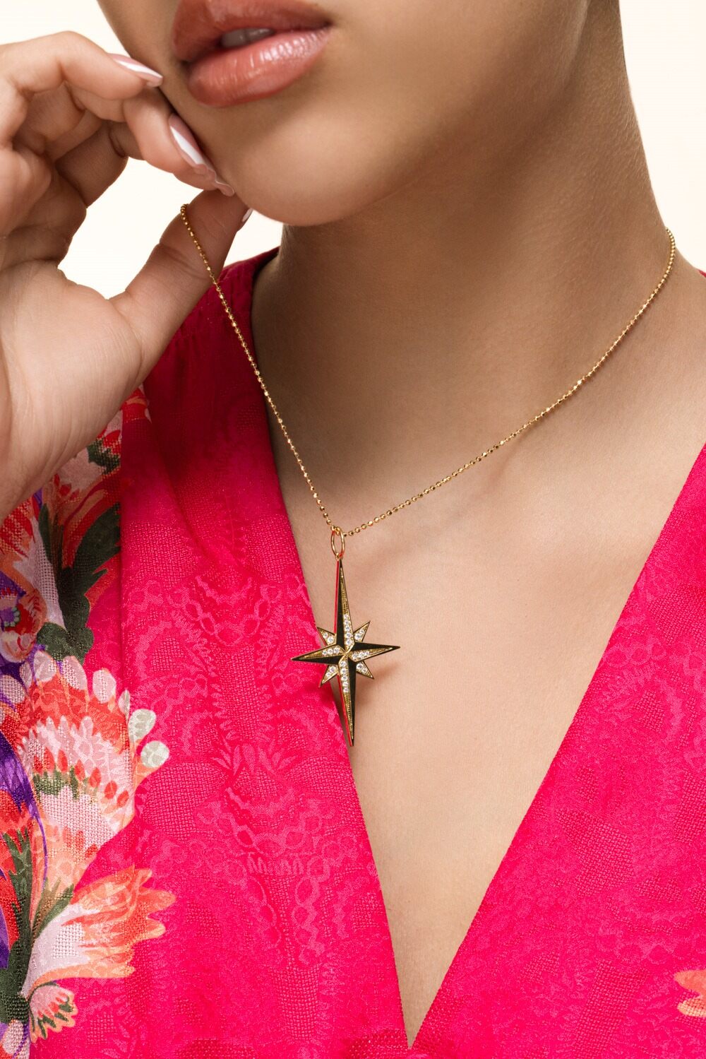 Diamond Deluxe Stellar Charm-YELLOW GOLD-JEWELRYFINE JEWELPENDANT-DEVON WOODHILL