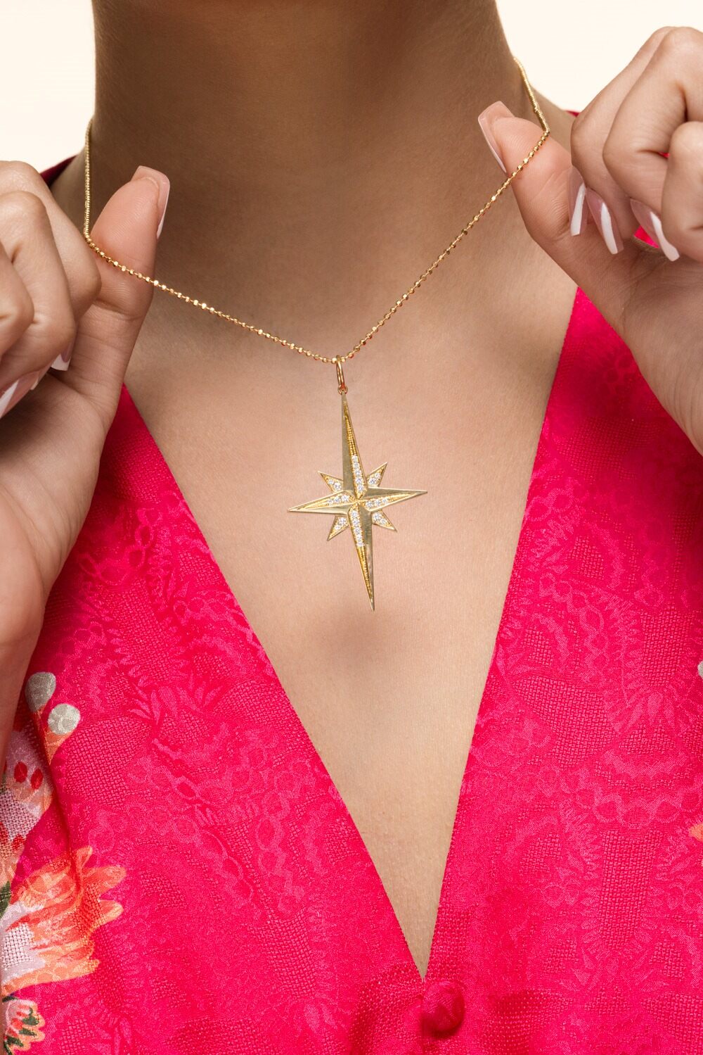 Diamond Deluxe Stellar Charm-YELLOW GOLD-JEWELRYFINE JEWELPENDANT-DEVON WOODHILL