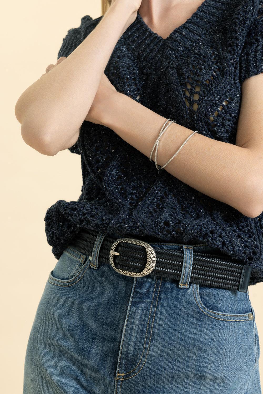 Sleeveless V Neck Sweater-PALE BLUE-XS-CLOTHINGTOPSWEATER-ELEVENTY