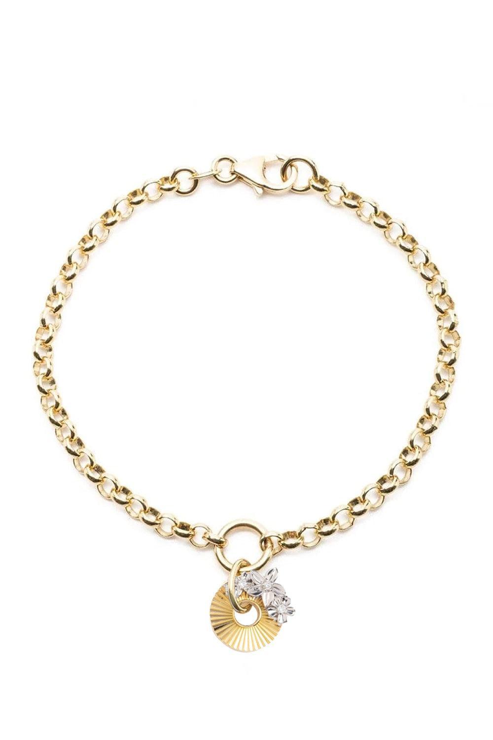 Resilience Disk Medium Belcher Bracelet-YELLOW GOLD-7-JEWELRYFINE JEWELBRACELET O-FOUNDRAE