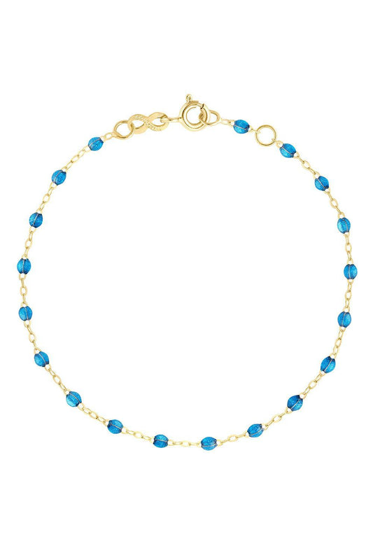 Azurite Classic Gig Bracelet - Yellow Gold-AZURITE-6.7-JEWELRYFINE JEWELBRACELET O-GIGI CLOZEAU