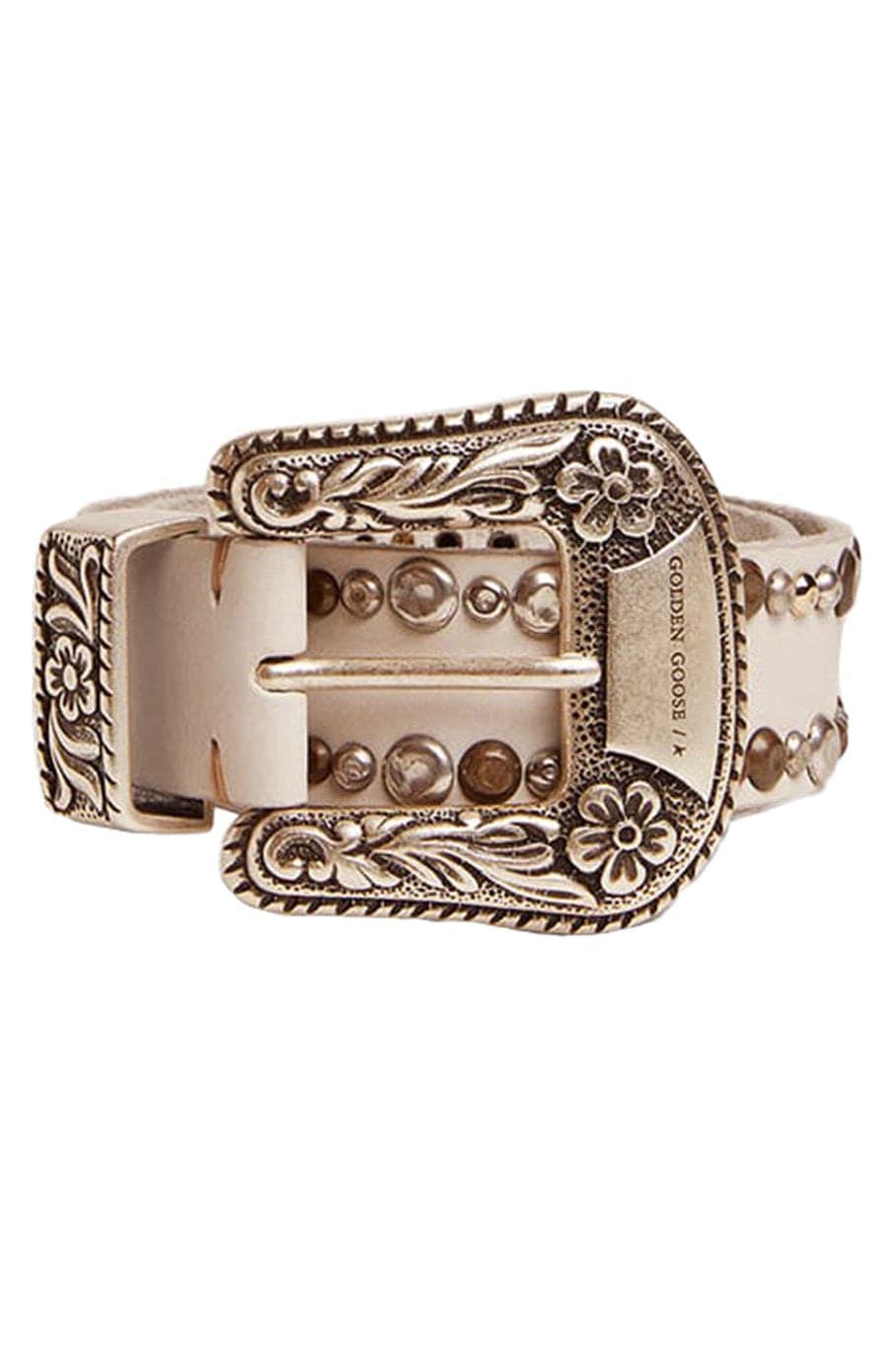 GOLDEN GOOSE-Studded Belt-
