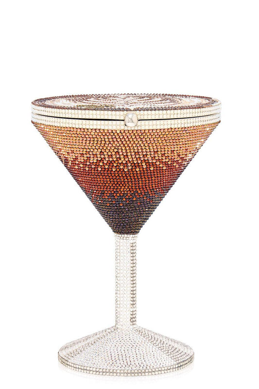 Martini Espresso Clutch-SLVRBRWN-HANDBAGCLUTCHES-JUDITH LEIBER