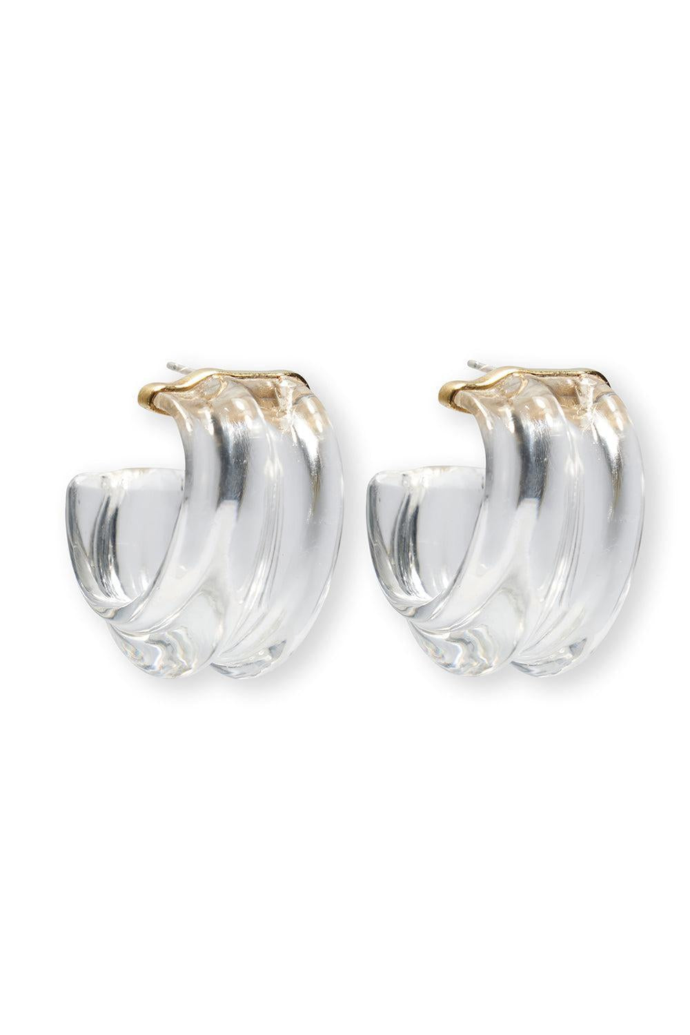 Storm Sculpted Hoop Earrings