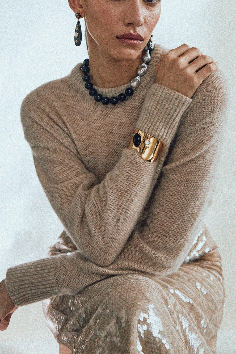 MIDNIGHT SKY COLLAR NECKLACE-MULTI-16.25-JEWELRYBOUTIQUENECKLACE O-LIZZIE FORTUNATO