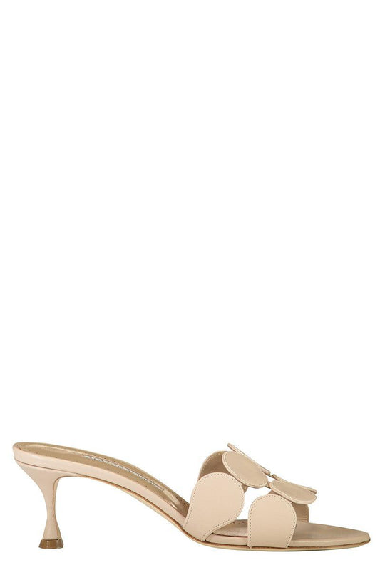 Haribal Mule - Medium Nude-BROWN-36-SHOEMULE-MANOLO BLAHNIK