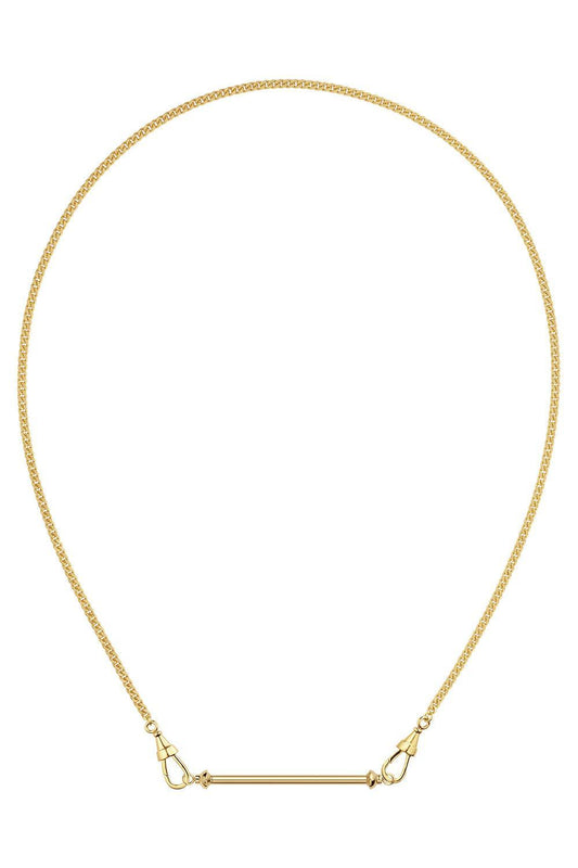 Large Connector Chain Necklace-YELLOW GOLD-JEWELRYFINE JEWELNECKLACE O-MARIE LICHTENBERG