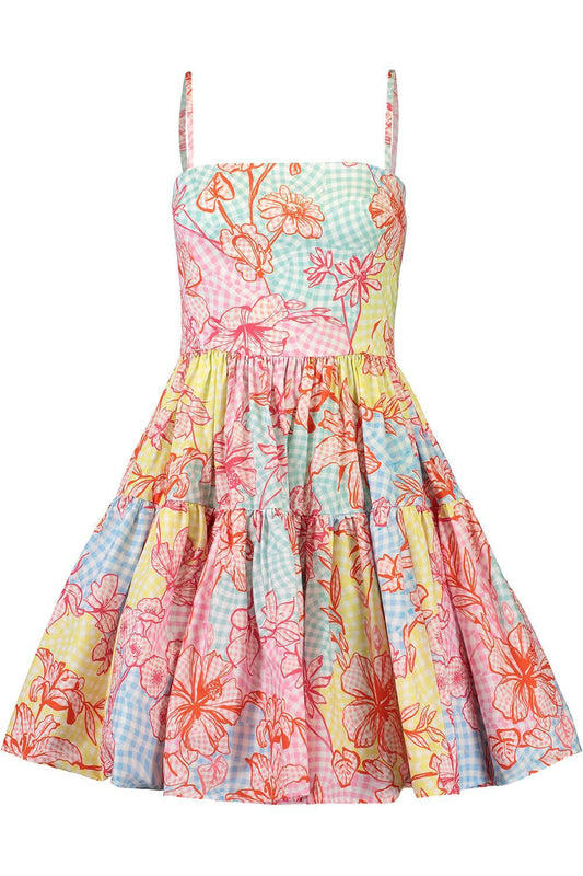 Margot Mini Dress-FLORAL-2-CLOTHINGDRESSCASUAL-MARY KATRANTZOU