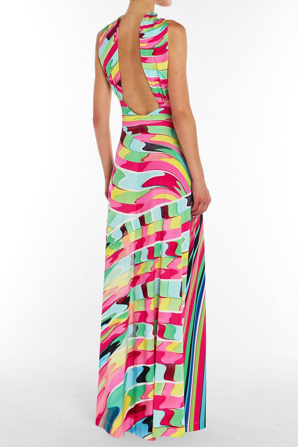 Dionne Maxi Dress-GEOMETRC-XS-CLOTHINGDRESSCASUAL-MARY KATRANTZOU